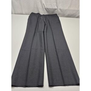 VTG Majer Wool Dress Pants Mens 42x36 Gray Merino Wool Flat Front NWT Office